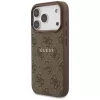 Guess puzdro 4G Ring Classic Logo MagSafe pre Apple iPhone 17 Pro hnedá