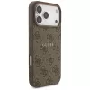 Guess puzdro 4G Ring Classic Logo MagSafe pre iPhone 17 Pro Max hnedá