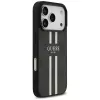 Guess puzdro 4G Printed Stripes MagSafe pre iPhone 17 Pro čierna