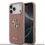 Guess puzdro Fixed Glitter Big 4G pre iPhone 17 Pro Max ružová