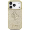 Guess puzdro Fixed Glitter Big 4G pre Apple iPhone 17 Pro zlatá