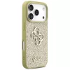 Guess puzdro Fixed Glitter Big 4G pre Apple iPhone 17 Pro zlatá