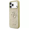 Guess puzdro Fixed Glitter Big 4G pre iPhone 17 Pro Max zlatá