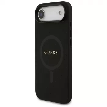 Guess puzdro Saffiano Classic Logo MagSafe pre iPhone Air čierna