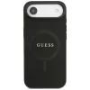 Guess puzdro Saffiano Classic Logo MagSafe pre iPhone Air čierna