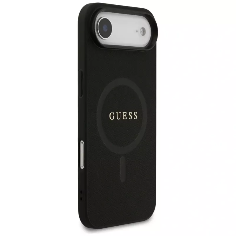 Guess puzdro Saffiano Classic Logo MagSafe pre iPhone Air čierna