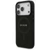Guess puzdro Saffiano Classic Logo MagSafe pre iPhone 17 Pro čierna