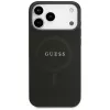 Guess puzdro Saffiano Classic Logo MagSafe pre iPhone 17 Pro Max čierna