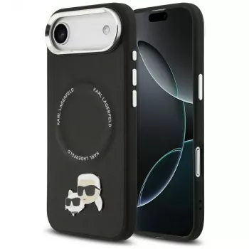 KARL LAGERFELD Karl & Choupette Pins MagSafe puzdro pre iPhone Air čierna