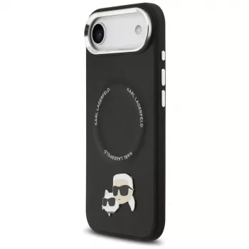 KARL LAGERFELD Karl & Choupette Pins MagSafe puzdro pre iPhone Air čierna