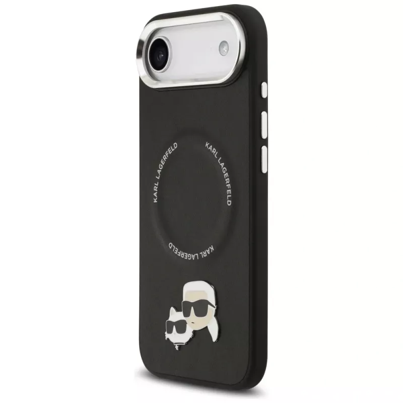 KARL LAGERFELD Karl & Choupette Pins MagSafe puzdro pre iPhone Air čierna