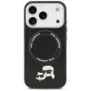 KARL LAGERFELD Karl & Choupette Pins MagSafe puzdro pre Apple iPhone 17 Pro čierna