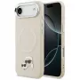 KARL LAGERFELD Karl & Choupette Pins puzdro MagSafe pre Apple iPhone Air - béžové