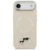 KARL LAGERFELD Karl & Choupette Pins puzdro MagSafe pre Apple iPhone Air - béžové
