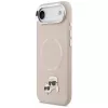 KARL LAGERFELD Karl & Choupette Pins MagSafe puzdro pre iPhone Air ružová