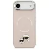 KARL LAGERFELD Karl & Choupette Pins MagSafe puzdro pre iPhone Air ružová