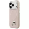 Karl Lagerfeld Karl & Choupette Pins MagSafe puzdro pre iPhone 17 Pro ružová