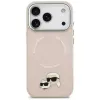 Karl Lagerfeld Karl & Choupette Pins MagSafe puzdro pre iPhone 17 Pro ružová