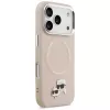 Karl Lagerfeld Karl & Choupette Pins MagSafe puzdro pre iPhone 17 Pro ružová