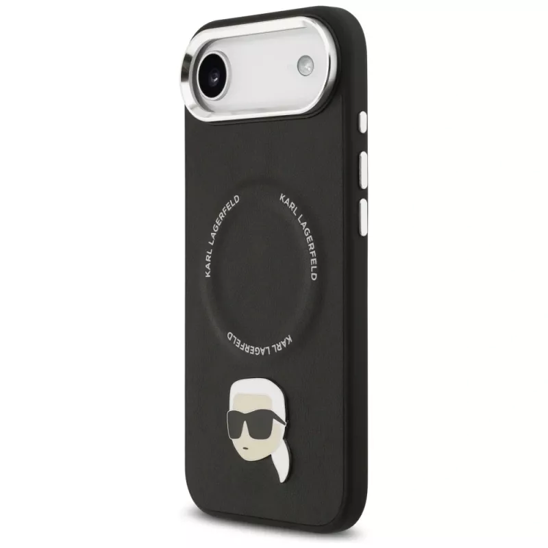 KARL LAGERFELD Karl Pin puzdro MagSafe pre iPhone Air - čierne