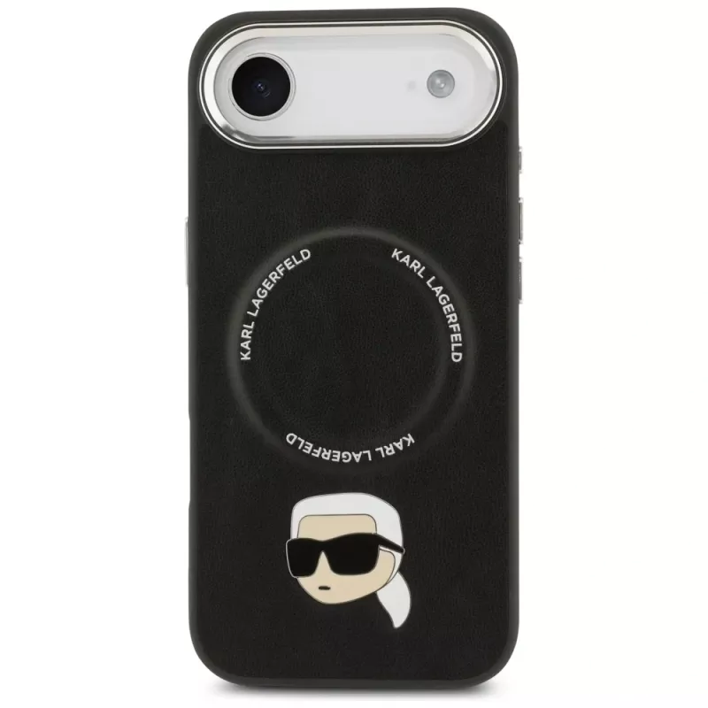 KARL LAGERFELD Karl Pin puzdro MagSafe pre iPhone Air - čierne