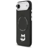 KARL LAGERFELD Choupette Pin puzdro MagSafe pre Apple iPhone Air, čierne