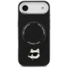 KARL LAGERFELD Choupette Pin puzdro MagSafe pre Apple iPhone Air, čierne