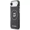 Karl Lagerfeld IML Choupette Head Logo puzdro MagSafe pre Apple iPhone Air - čierne