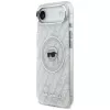 KARL LAGERFELD IML Karl Head Logo puzdro MagSafe pre iPhone Air - sivé