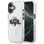 KARL LAGERFELD IML Karl Sketch Logo MagSafe puzdro pre Apple iPhone 17 transparentná
