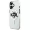 KARL LAGERFELD IML Karl Sketch Logo MagSafe puzdro pre Apple iPhone 17 transparentná