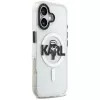 KARL LAGERFELD IML Karl Sketch Logo MagSafe puzdro pre Apple iPhone 17 transparentná