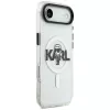 Karl Lagerfeld IML Karl Sketch Logo MagSafe puzdro pre iPhone Air transparentná