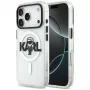 KARL LAGERFELD IML Karl Sketch Logo MagSafe puzdro pre iPhone 17 Pro transparentná