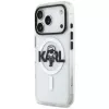 KARL LAGERFELD IML Karl Sketch Logo MagSafe puzdro pre iPhone 17 Pro transparentná