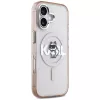 Karl Lagerfeld IML Choupette Sketch Logo MagSafe puzdro pre iPhone 17 ružová