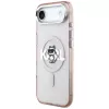 Karl Lagerfeld IML Choupette Sketch Logo MagSafe puzdro pre iPhone Air ružová