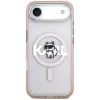Karl Lagerfeld IML Choupette Sketch Logo MagSafe puzdro pre iPhone Air ružová