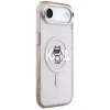 Karl Lagerfeld IML Choupette Sketch Logo MagSafe puzdro pre iPhone Air ružová