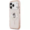 Karl Lagerfeld IML Choupette Sketch Logo MagSafe puzdro pre iPhone 17 Pro ružová