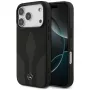 Mercedes kožené puzdro Leather The Move MagSafe pre iPhone 17 Pro čierne