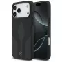Mercedes kožené puzdro Leather The Move MagSafe pre iPhone 17 Pro Max čierne