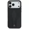 Mercedes kožené puzdro Leather The Move MagSafe pre iPhone 17 Pro Max čierne