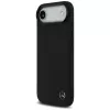Mercedes kožené puzdro Leather Large Laurel Leave MagSafe pre iPhone Air čierne
