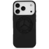 Mercedes silikónové puzdro Vintage Logo MagSafe pre iPhone 17 Pro čierne