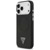 Guess puzdro Triangle Logo MagSafe pre Apple iPhone 17 Pro (čierne)