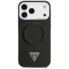 Guess puzdro Triangle Logo MagSafe pre Apple iPhone 17 Pro (čierne)