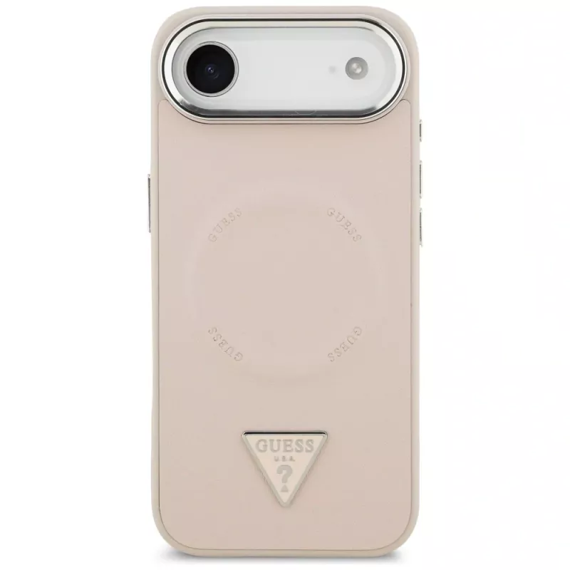 Guess puzdro Triangle Logo MagSafe pre iPhone Air (ružové)