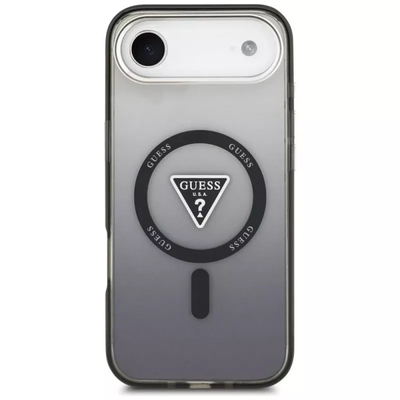 Guess puzdro IML Gradient Triangle Logo MagSafe pre iPhone Air čierne