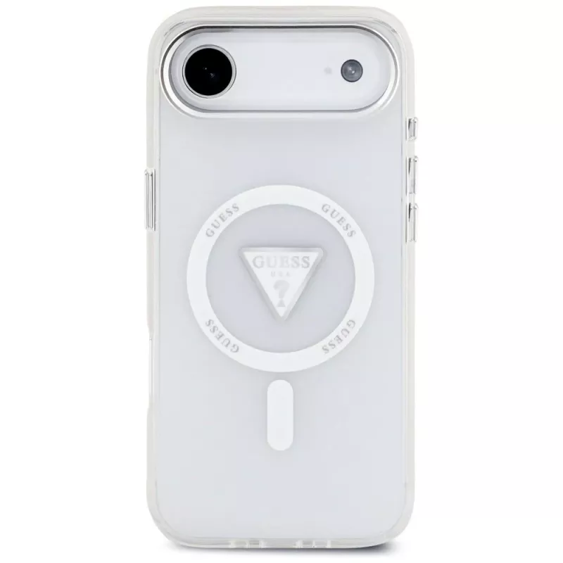 Guess puzdro IML Gradient Triangle Logo MagSafe pre iPhone Air transparentné